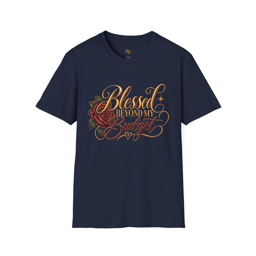 Blessed Beyond My Budget Graphic T-Shirt – Faith & Fashion Tee