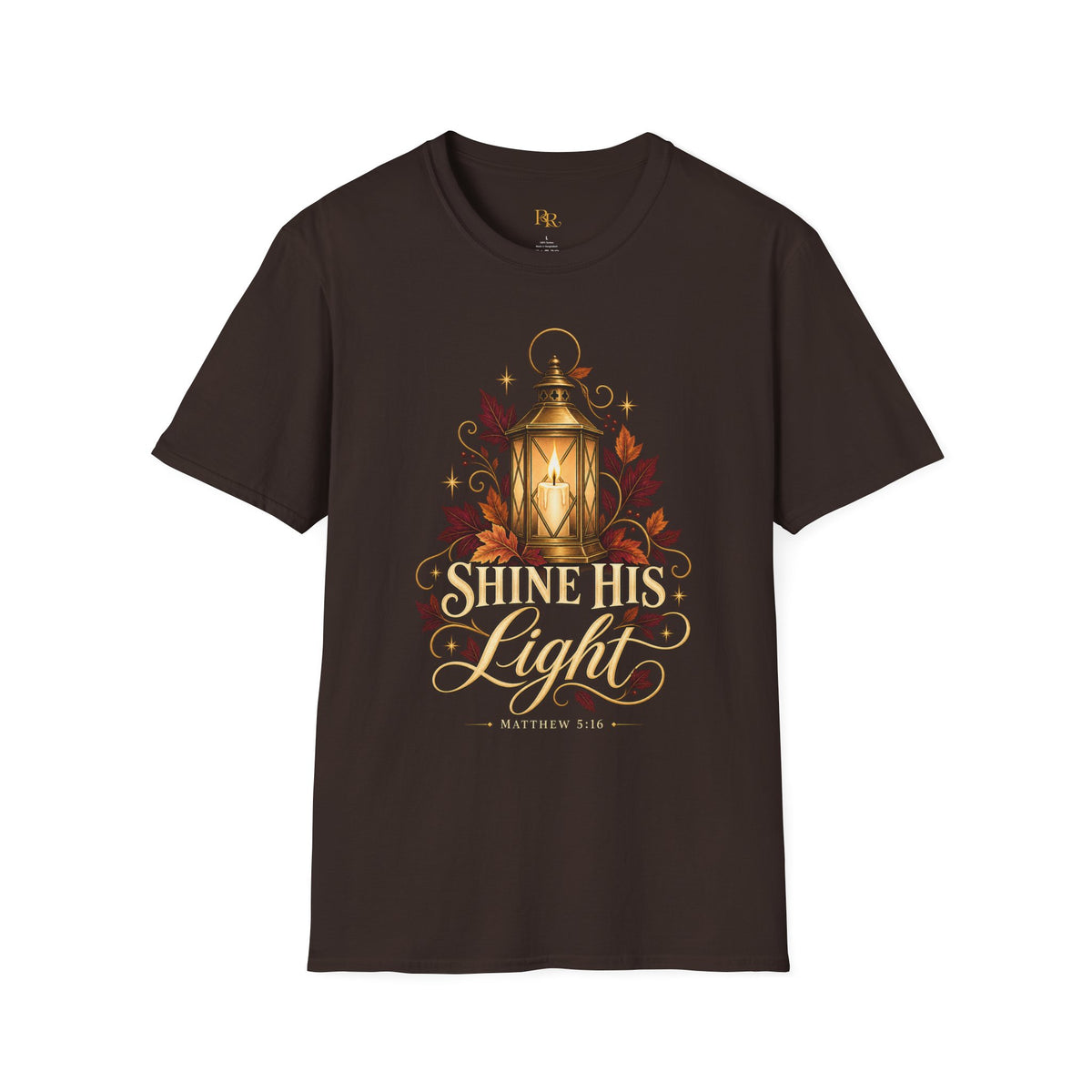 Shine His Light Christian Fall T-Shirt | Matthew 5:16