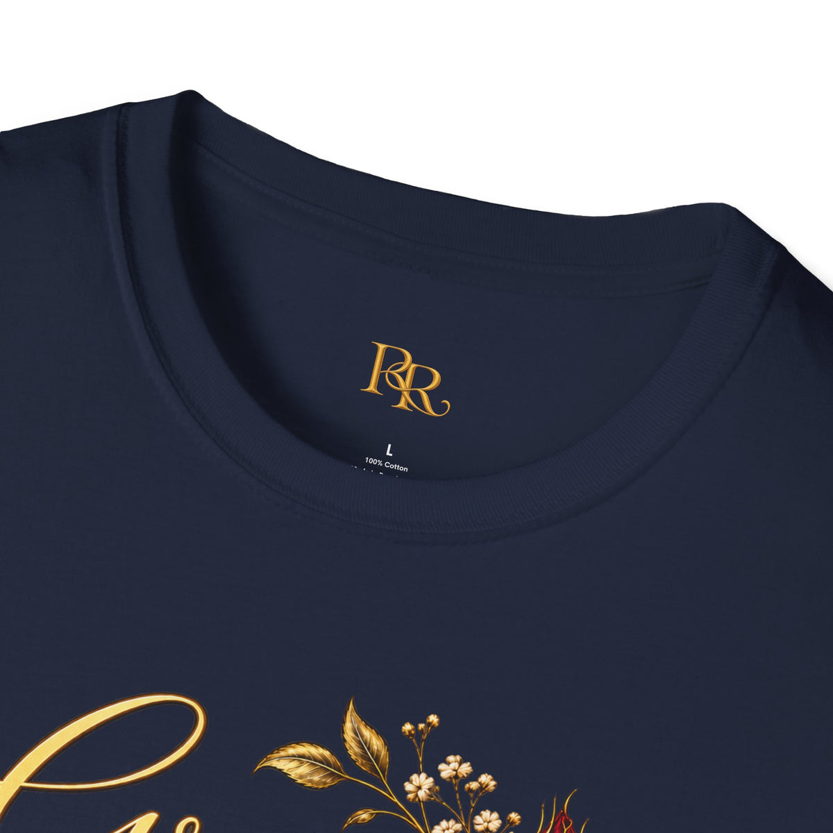 Grace Made Me Gentle, God Made Me Bold Rose Graphic T-Shirt
