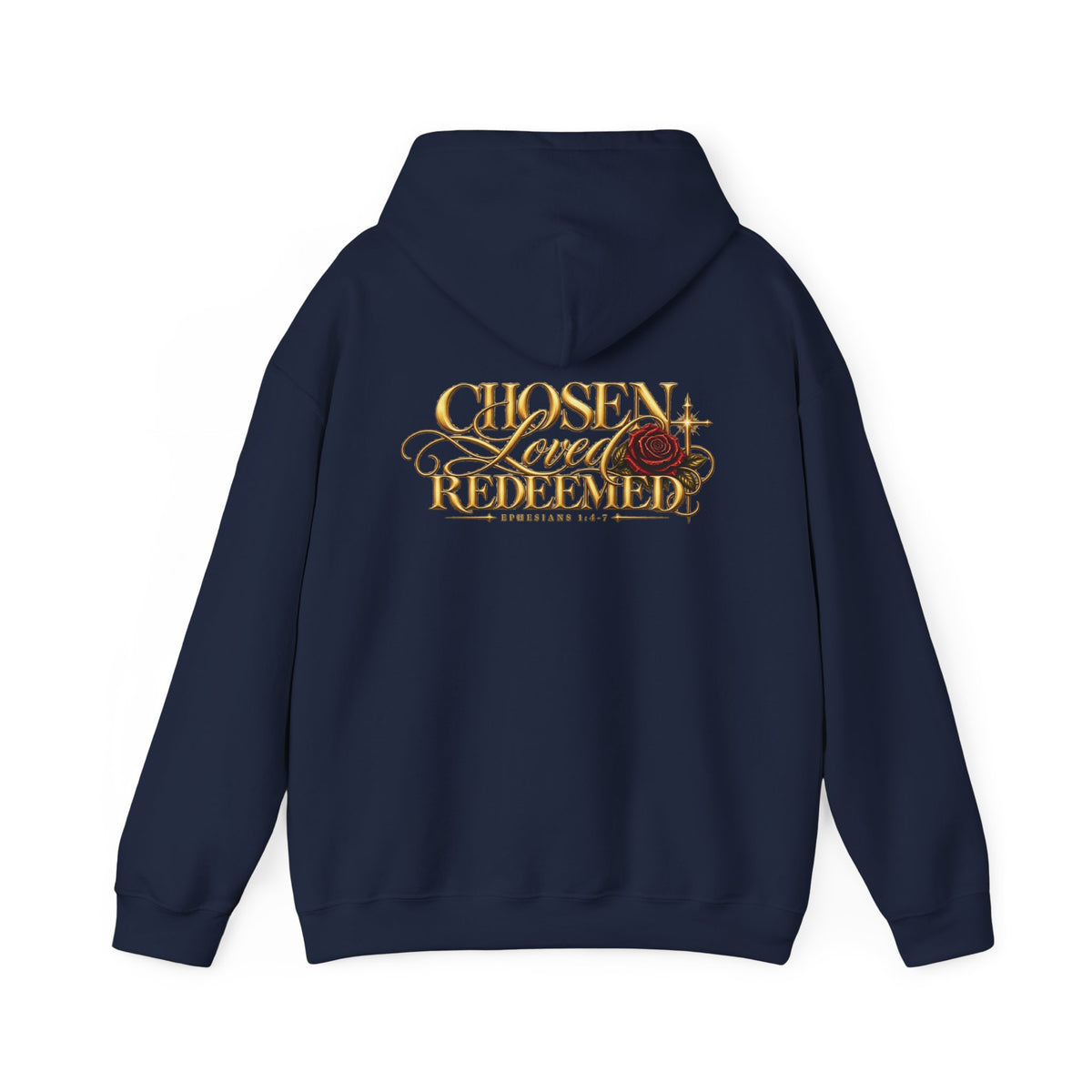 Chosen, Loved & Redeemed Floral Hoodie