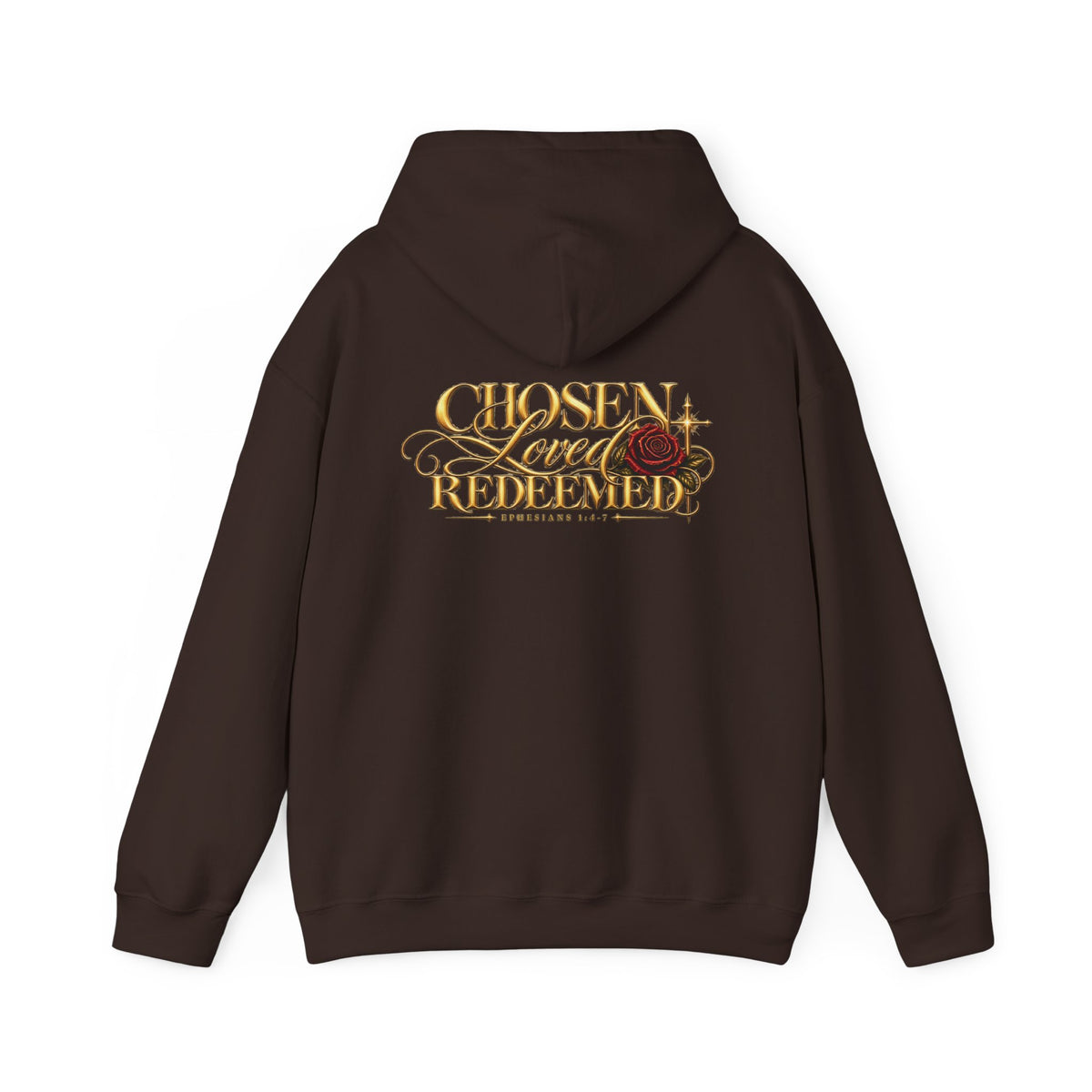 Chosen, Loved & Redeemed Floral Hoodie