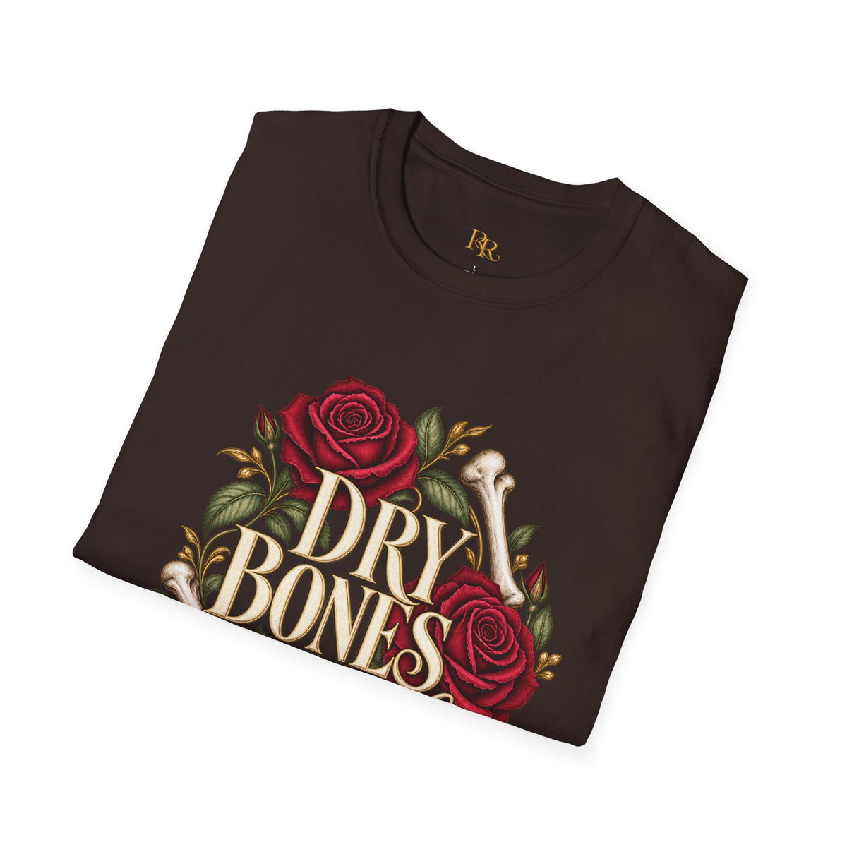 Dry Bones Come Alive Ezekiel 37:5 Rose Graphic T-Shirt