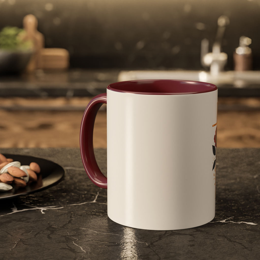 Chosen, Loved & Redeemed Burgundy Accent Mug – Ephesians 1:4–7