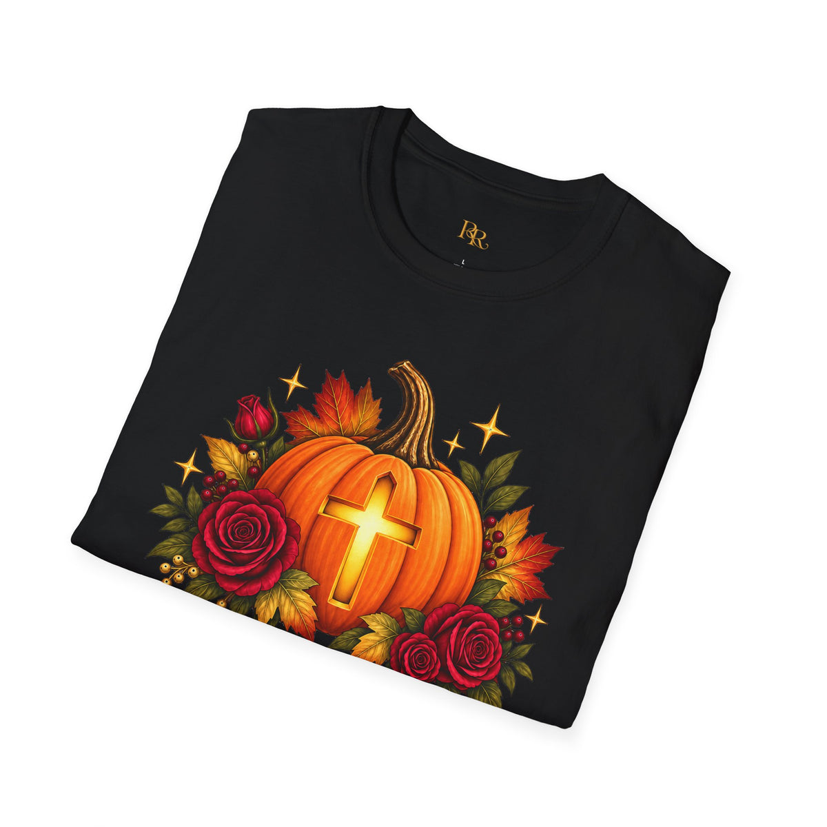 No Tricks, Just Grace Christian Fall T-Shirt | Ephesians 2:8