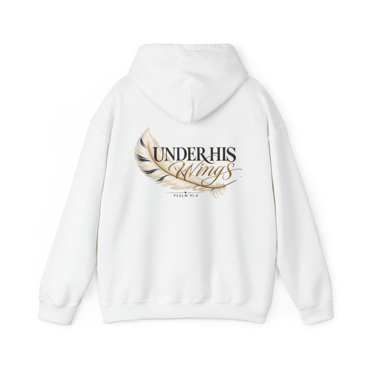 Under His Wings Psalm 91:4 Christian Hoodie