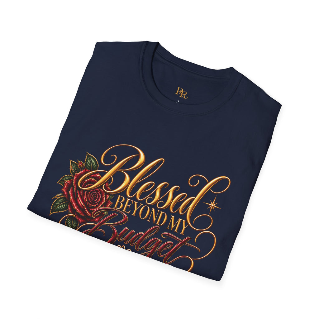 Blessed Beyond My Budget Graphic T-Shirt – Faith & Fashion Tee