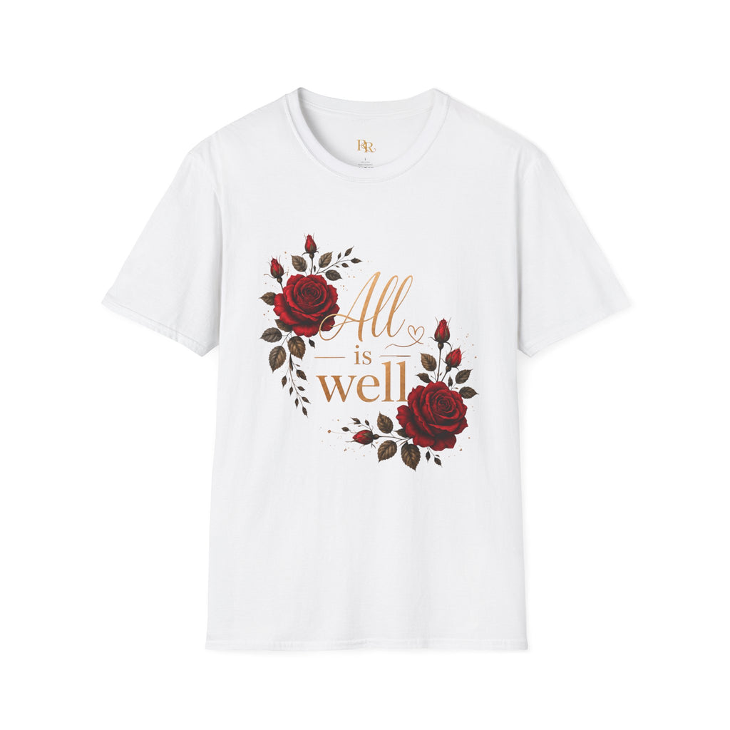 All Is Well Rose Graphic T-Shirt