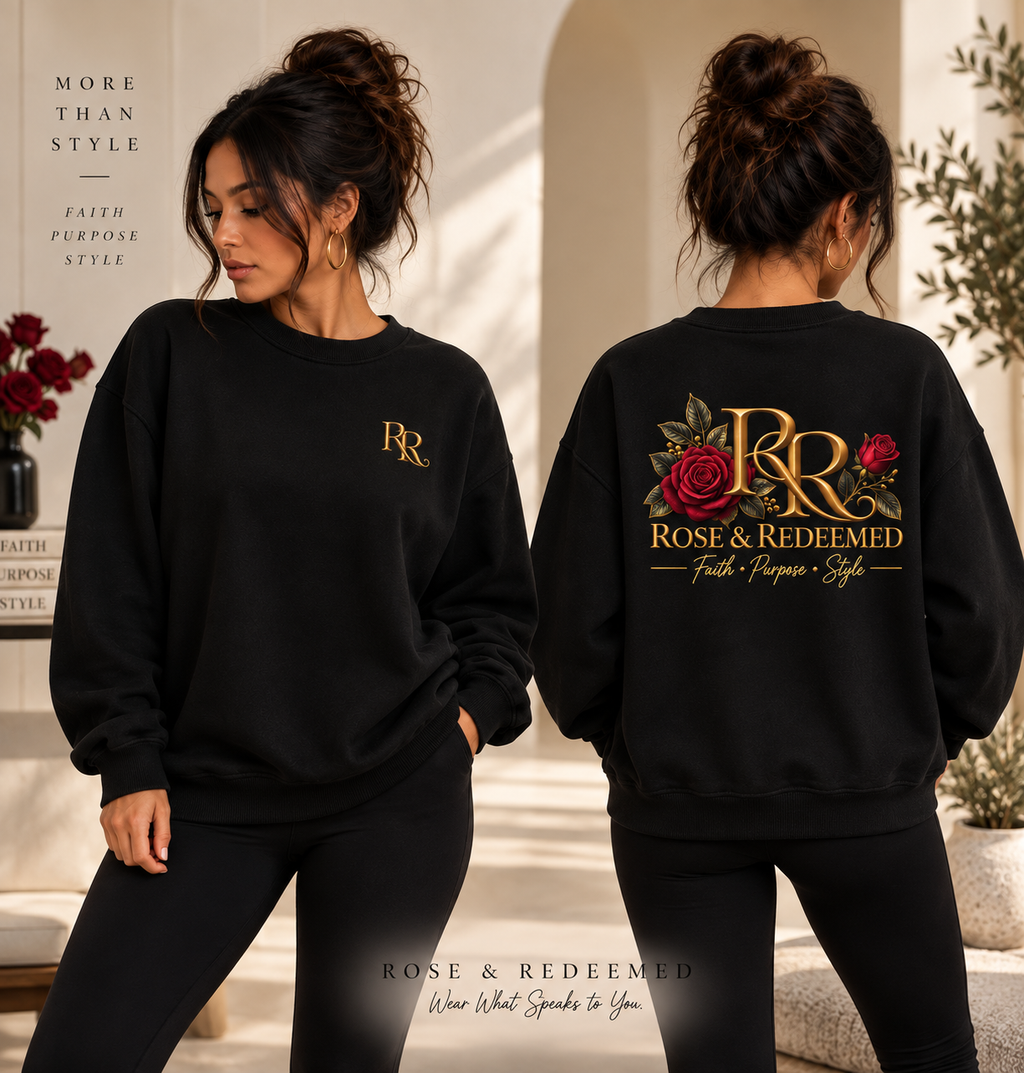 Rose & Redeemed Signature RR Crewneck Sweatshirt