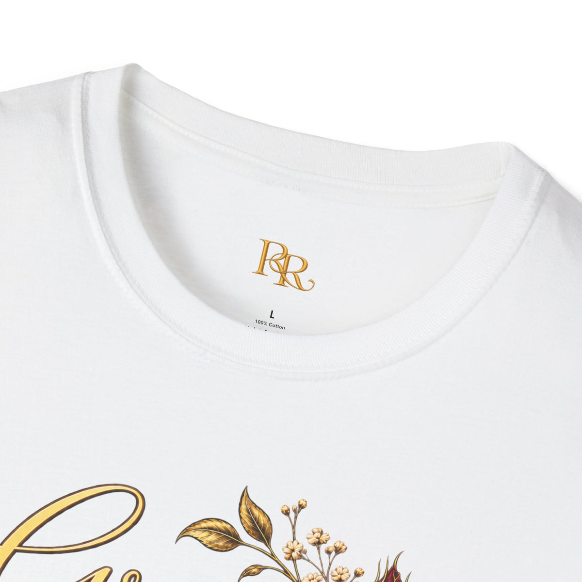 Grace Made Me Gentle, God Made Me Bold Rose Graphic T-Shirt