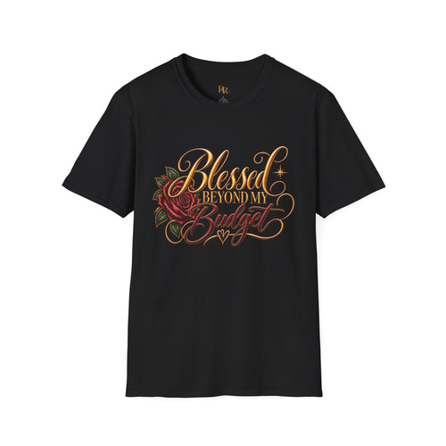 Blessed Beyond My Budget Graphic T-Shirt – Faith & Fashion Tee