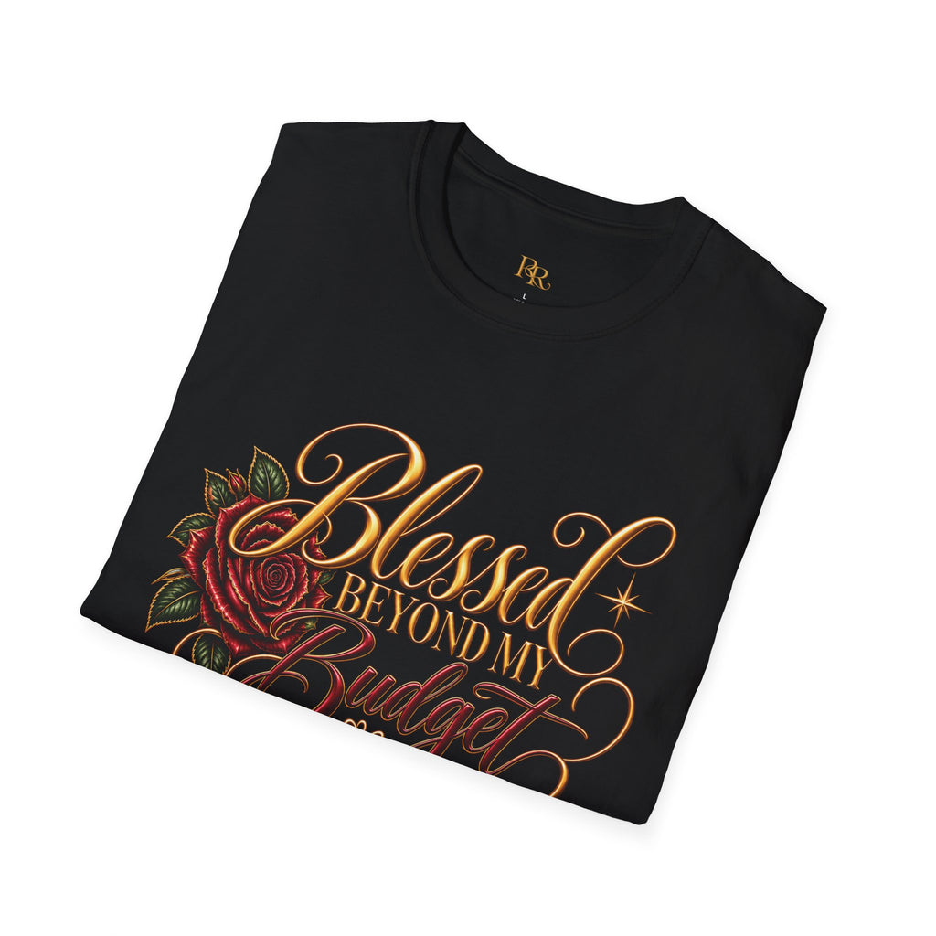 Blessed Beyond My Budget Graphic T-Shirt – Faith & Fashion Tee