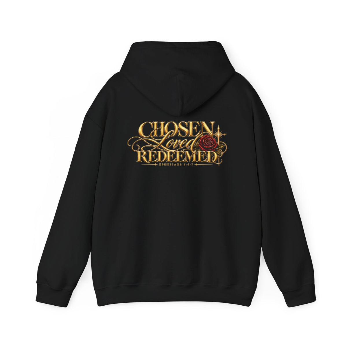 Chosen, Loved & Redeemed Floral Hoodie