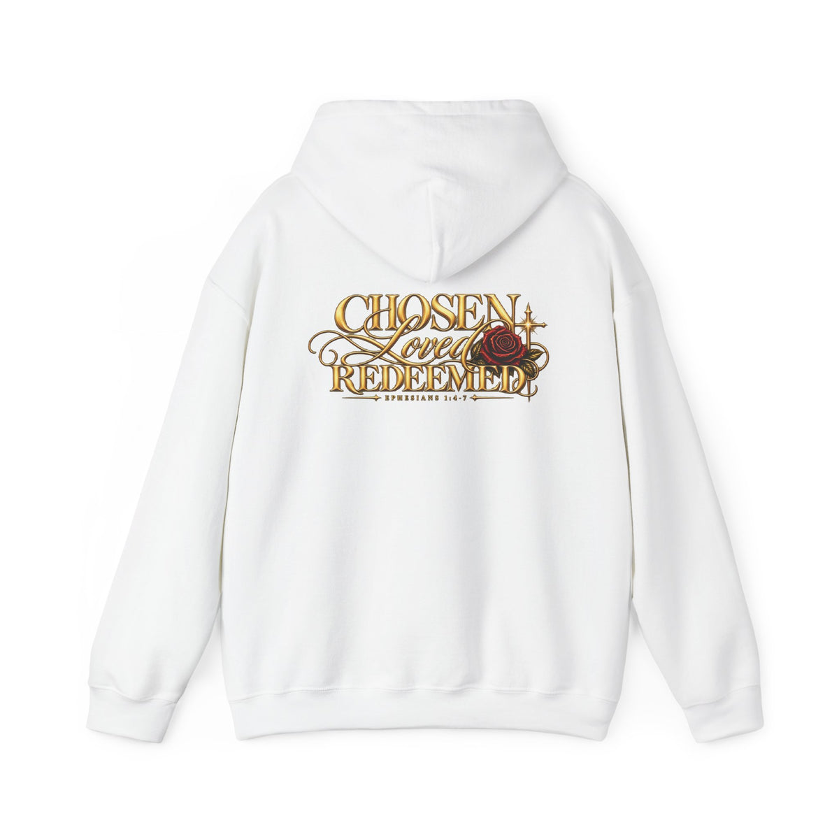 Chosen, Loved & Redeemed Floral Hoodie